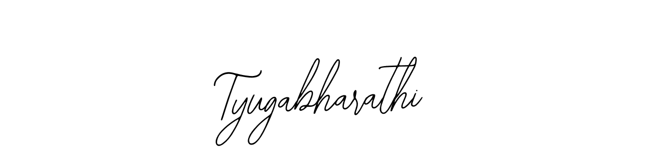 Make a beautiful signature design for name Tyugabharathi. With this signature (Bearetta-2O07w) style, you can create a handwritten signature for free. Tyugabharathi signature style 12 images and pictures png