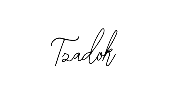 You should practise on your own different ways (Bearetta-2O07w) to write your name (Tzadok) in signature. don't let someone else do it for you. Tzadok signature style 12 images and pictures png