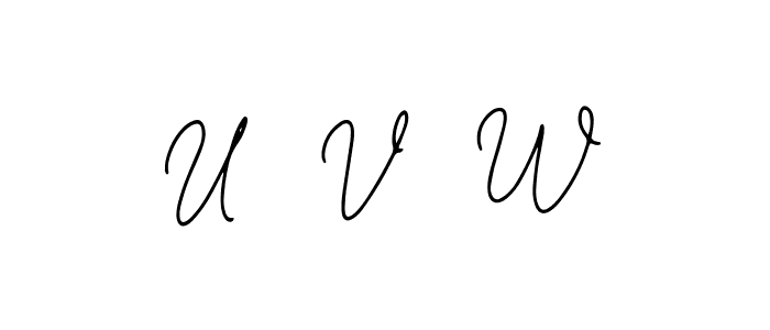 Make a beautiful signature design for name U  V  W. Use this online signature maker to create a handwritten signature for free. U  V  W signature style 12 images and pictures png