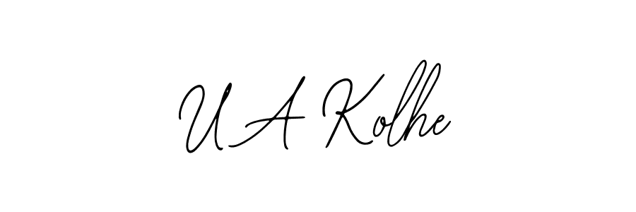 You can use this online signature creator to create a handwritten signature for the name U A Kolhe. This is the best online autograph maker. U A Kolhe signature style 12 images and pictures png