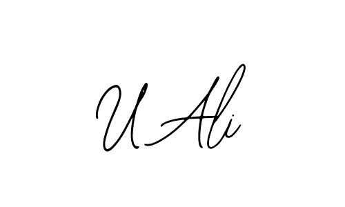 Best and Professional Signature Style for U Ali. Bearetta-2O07w Best Signature Style Collection. U Ali signature style 12 images and pictures png
