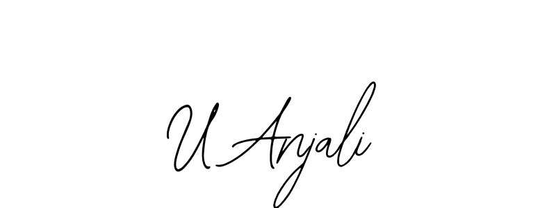 Make a short U Anjali signature style. Manage your documents anywhere anytime using Bearetta-2O07w. Create and add eSignatures, submit forms, share and send files easily. U Anjali signature style 12 images and pictures png