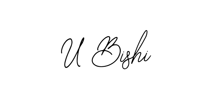 Best and Professional Signature Style for U Bishi. Bearetta-2O07w Best Signature Style Collection. U Bishi signature style 12 images and pictures png