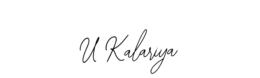 Here are the top 10 professional signature styles for the name U Kalariya. These are the best autograph styles you can use for your name. U Kalariya signature style 12 images and pictures png