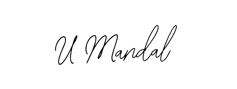 Similarly Bearetta-2O07w is the best handwritten signature design. Signature creator online .You can use it as an online autograph creator for name U Mandal. U Mandal signature style 12 images and pictures png