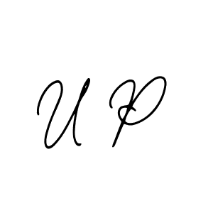 if you are searching for the best signature style for your name U P. so please give up your signature search. here we have designed multiple signature styles  using Bearetta-2O07w. U P signature style 12 images and pictures png