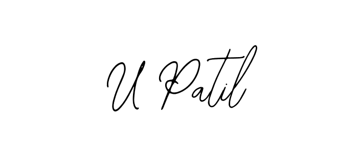 You can use this online signature creator to create a handwritten signature for the name U Patil. This is the best online autograph maker. U Patil signature style 12 images and pictures png