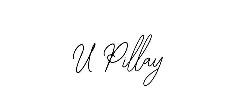 Bearetta-2O07w is a professional signature style that is perfect for those who want to add a touch of class to their signature. It is also a great choice for those who want to make their signature more unique. Get U Pillay name to fancy signature for free. U Pillay signature style 12 images and pictures png