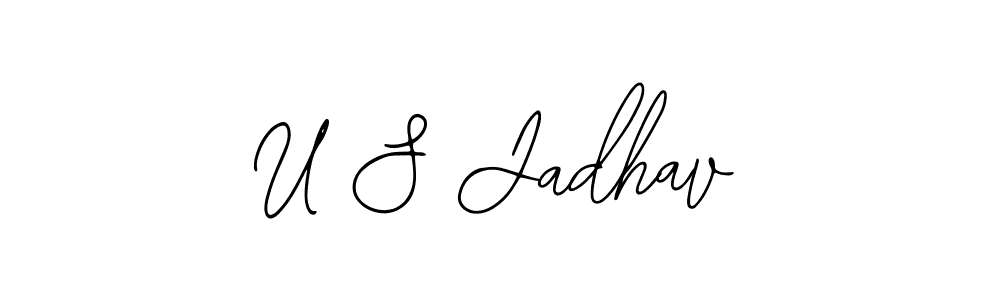 U S Jadhav stylish signature style. Best Handwritten Sign (Bearetta-2O07w) for my name. Handwritten Signature Collection Ideas for my name U S Jadhav. U S Jadhav signature style 12 images and pictures png