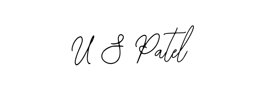 Make a beautiful signature design for name U S Patel. Use this online signature maker to create a handwritten signature for free. U S Patel signature style 12 images and pictures png