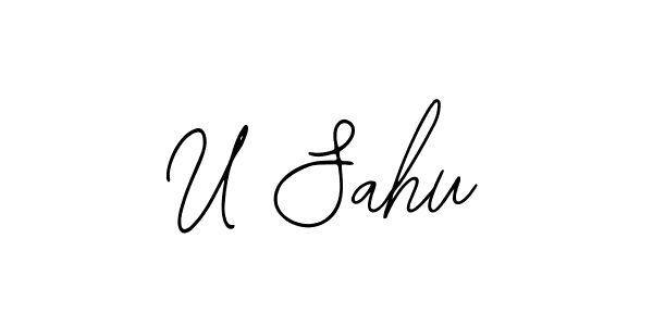 Make a short U Sahu signature style. Manage your documents anywhere anytime using Bearetta-2O07w. Create and add eSignatures, submit forms, share and send files easily. U Sahu signature style 12 images and pictures png