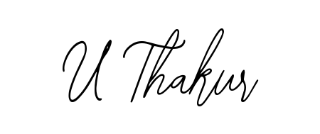 U Thakur stylish signature style. Best Handwritten Sign (Bearetta-2O07w) for my name. Handwritten Signature Collection Ideas for my name U Thakur. U Thakur signature style 12 images and pictures png