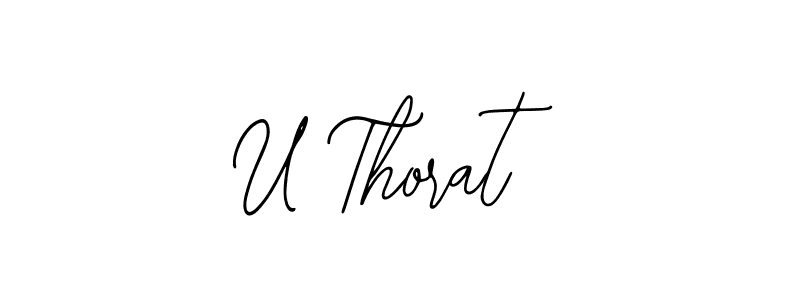 How to Draw U Thorat signature style? Bearetta-2O07w is a latest design signature styles for name U Thorat. U Thorat signature style 12 images and pictures png