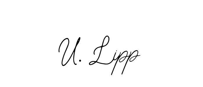 Check out images of Autograph of U. Lipp name. Actor U. Lipp Signature Style. Bearetta-2O07w is a professional sign style online. U. Lipp signature style 12 images and pictures png