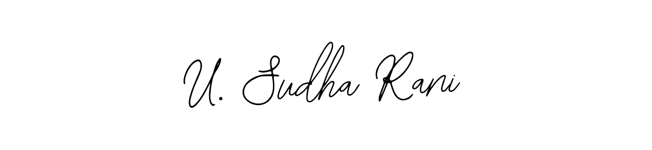 You can use this online signature creator to create a handwritten signature for the name U. Sudha Rani. This is the best online autograph maker. U. Sudha Rani signature style 12 images and pictures png