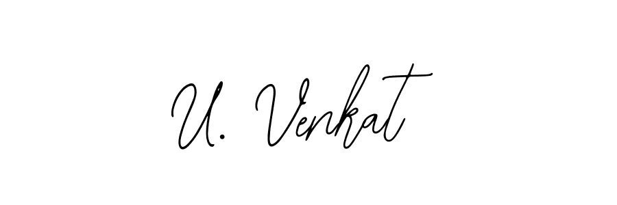 How to make U. Venkat signature? Bearetta-2O07w is a professional autograph style. Create handwritten signature for U. Venkat name. U. Venkat signature style 12 images and pictures png