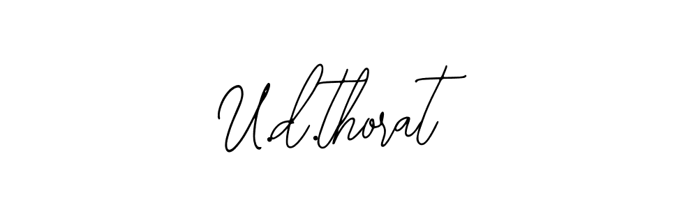 Also You can easily find your signature by using the search form. We will create U.d.thorat name handwritten signature images for you free of cost using Bearetta-2O07w sign style. U.d.thorat signature style 12 images and pictures png