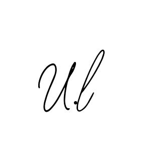 Use a signature maker to create a handwritten signature online. With this signature software, you can design (Bearetta-2O07w) your own signature for name U.l. U.l signature style 12 images and pictures png