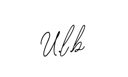 Once you've used our free online signature maker to create your best signature Bearetta-2O07w style, it's time to enjoy all of the benefits that U.l.b name signing documents. U.l.b signature style 12 images and pictures png
