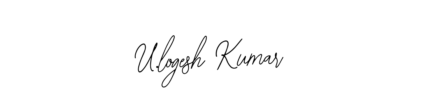 Make a beautiful signature design for name U.logesh Kumar. Use this online signature maker to create a handwritten signature for free. U.logesh Kumar signature style 12 images and pictures png