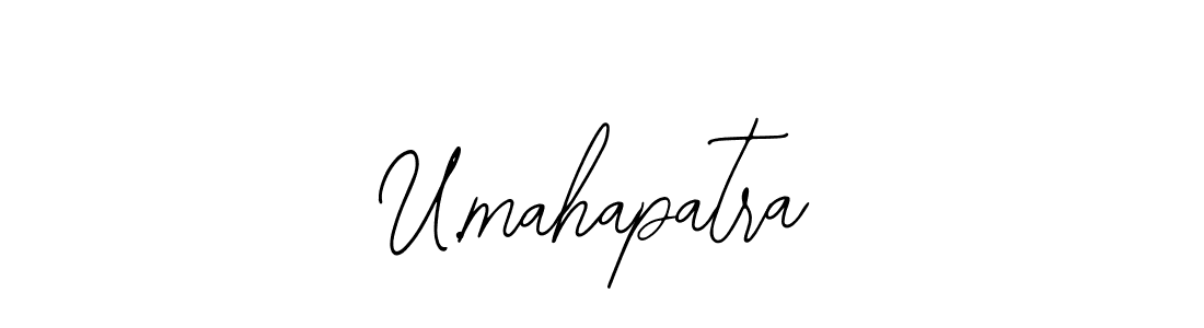 Also we have U.mahapatra name is the best signature style. Create professional handwritten signature collection using Bearetta-2O07w autograph style. U.mahapatra signature style 12 images and pictures png