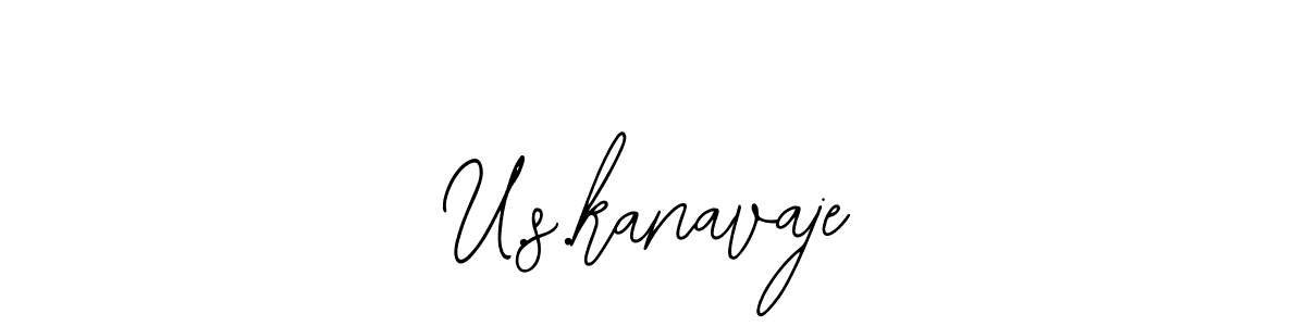 Create a beautiful signature design for name U.s.kanavaje. With this signature (Bearetta-2O07w) fonts, you can make a handwritten signature for free. U.s.kanavaje signature style 12 images and pictures png