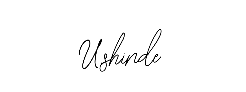 Also You can easily find your signature by using the search form. We will create U.shinde name handwritten signature images for you free of cost using Bearetta-2O07w sign style. U.shinde signature style 12 images and pictures png