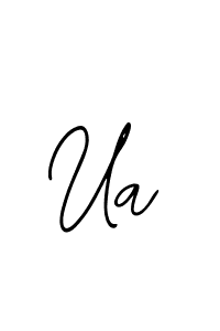 How to make Ua name signature. Use Bearetta-2O07w style for creating short signs online. This is the latest handwritten sign. Ua signature style 12 images and pictures png
