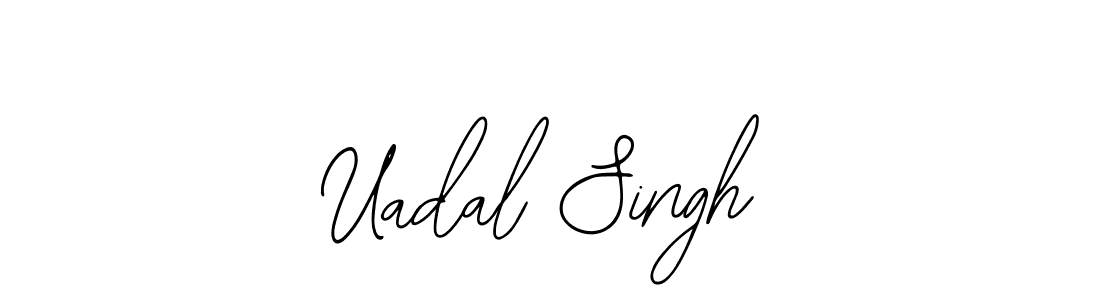 Make a beautiful signature design for name Uadal Singh. With this signature (Bearetta-2O07w) style, you can create a handwritten signature for free. Uadal Singh signature style 12 images and pictures png