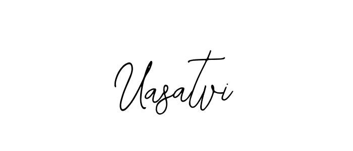 How to make Uasatvi name signature. Use Bearetta-2O07w style for creating short signs online. This is the latest handwritten sign. Uasatvi signature style 12 images and pictures png