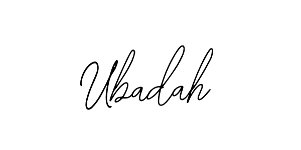 Design your own signature with our free online signature maker. With this signature software, you can create a handwritten (Bearetta-2O07w) signature for name Ubadah. Ubadah signature style 12 images and pictures png