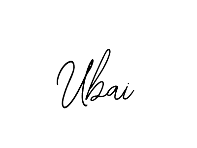 Create a beautiful signature design for name Ubai. With this signature (Bearetta-2O07w) fonts, you can make a handwritten signature for free. Ubai signature style 12 images and pictures png