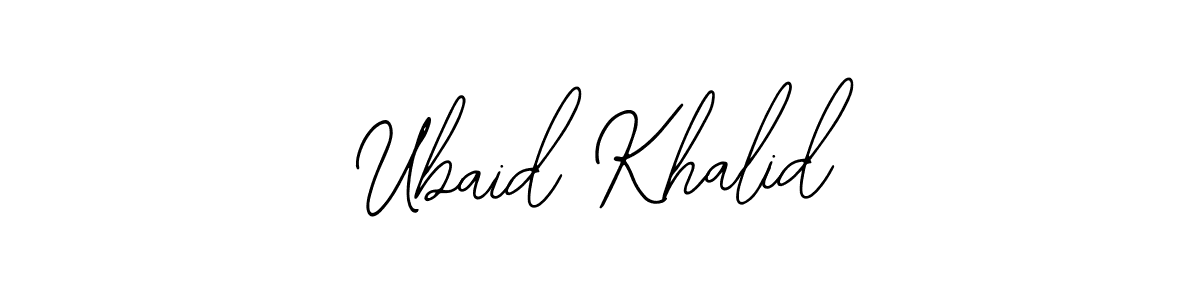 Once you've used our free online signature maker to create your best signature Bearetta-2O07w style, it's time to enjoy all of the benefits that Ubaid Khalid name signing documents. Ubaid Khalid signature style 12 images and pictures png