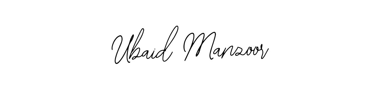 Make a beautiful signature design for name Ubaid Manzoor. With this signature (Bearetta-2O07w) style, you can create a handwritten signature for free. Ubaid Manzoor signature style 12 images and pictures png