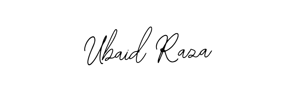 How to make Ubaid Raza signature? Bearetta-2O07w is a professional autograph style. Create handwritten signature for Ubaid Raza name. Ubaid Raza signature style 12 images and pictures png