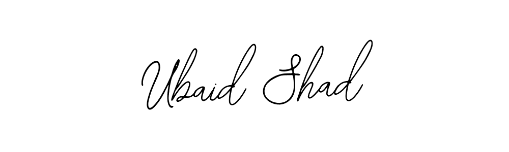 How to make Ubaid Shad signature? Bearetta-2O07w is a professional autograph style. Create handwritten signature for Ubaid Shad name. Ubaid Shad signature style 12 images and pictures png