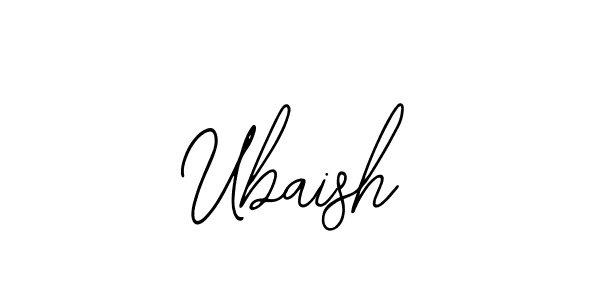 The best way (Bearetta-2O07w) to make a short signature is to pick only two or three words in your name. The name Ubaish include a total of six letters. For converting this name. Ubaish signature style 12 images and pictures png