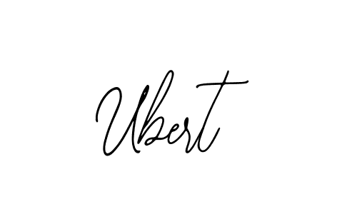 Use a signature maker to create a handwritten signature online. With this signature software, you can design (Bearetta-2O07w) your own signature for name Ubert. Ubert signature style 12 images and pictures png
