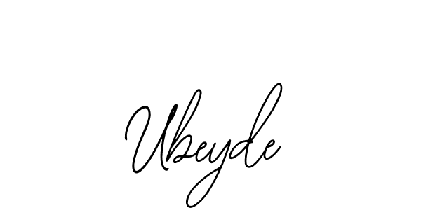 Similarly Bearetta-2O07w is the best handwritten signature design. Signature creator online .You can use it as an online autograph creator for name Ubeyde. Ubeyde signature style 12 images and pictures png