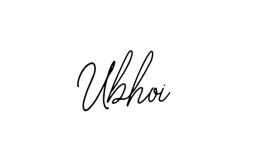 The best way (Bearetta-2O07w) to make a short signature is to pick only two or three words in your name. The name Ubhoi include a total of six letters. For converting this name. Ubhoi signature style 12 images and pictures png
