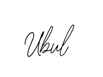 How to Draw Ubul signature style? Bearetta-2O07w is a latest design signature styles for name Ubul. Ubul signature style 12 images and pictures png