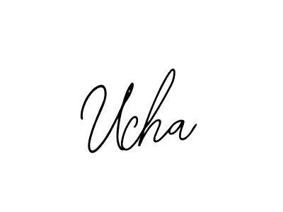 Use a signature maker to create a handwritten signature online. With this signature software, you can design (Bearetta-2O07w) your own signature for name Ucha. Ucha signature style 12 images and pictures png