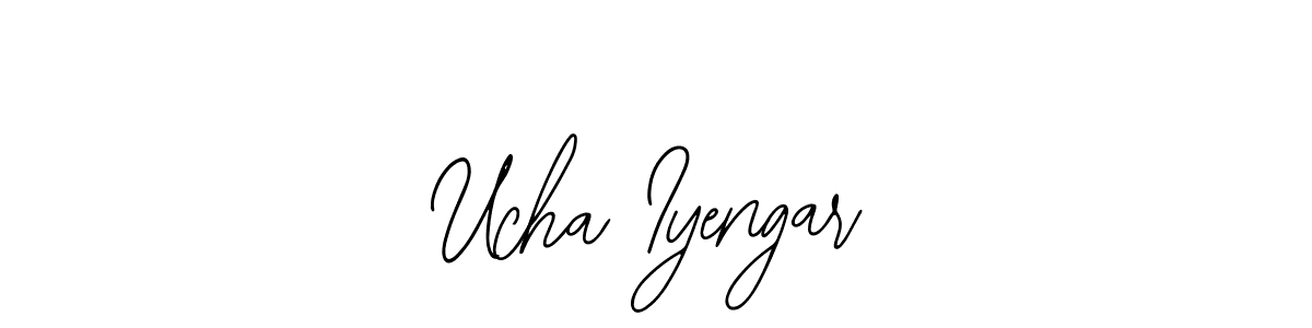 How to Draw Ucha Iyengar signature style? Bearetta-2O07w is a latest design signature styles for name Ucha Iyengar. Ucha Iyengar signature style 12 images and pictures png