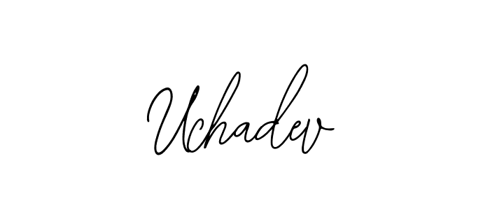 if you are searching for the best signature style for your name Uchadev. so please give up your signature search. here we have designed multiple signature styles  using Bearetta-2O07w. Uchadev signature style 12 images and pictures png