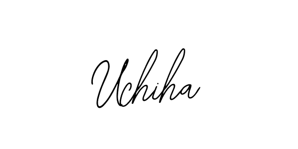 How to make Uchiha signature? Bearetta-2O07w is a professional autograph style. Create handwritten signature for Uchiha name. Uchiha signature style 12 images and pictures png