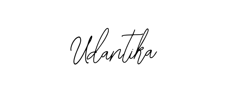 Bearetta-2O07w is a professional signature style that is perfect for those who want to add a touch of class to their signature. It is also a great choice for those who want to make their signature more unique. Get Udantika name to fancy signature for free. Udantika signature style 12 images and pictures png