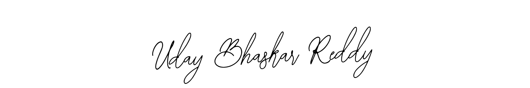 You should practise on your own different ways (Bearetta-2O07w) to write your name (Uday Bhaskar Reddy) in signature. don't let someone else do it for you. Uday Bhaskar Reddy signature style 12 images and pictures png