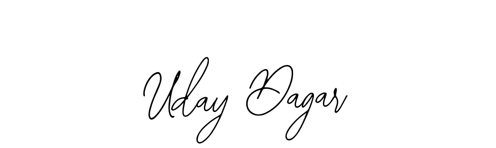 Use a signature maker to create a handwritten signature online. With this signature software, you can design (Bearetta-2O07w) your own signature for name Uday Dagar. Uday Dagar signature style 12 images and pictures png