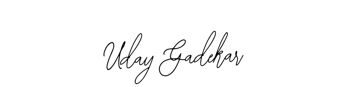 Also You can easily find your signature by using the search form. We will create Uday Gadekar name handwritten signature images for you free of cost using Bearetta-2O07w sign style. Uday Gadekar signature style 12 images and pictures png