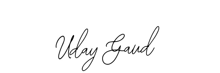 How to make Uday Gaud signature? Bearetta-2O07w is a professional autograph style. Create handwritten signature for Uday Gaud name. Uday Gaud signature style 12 images and pictures png